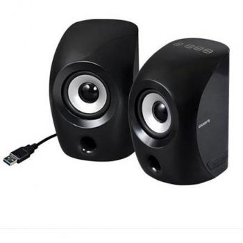 Gigabyte S3000 - Altavoces, 2.0, color negro