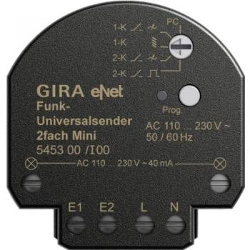 GIRA 545300 Wireless Universal Transmitter Mini Dual Enet