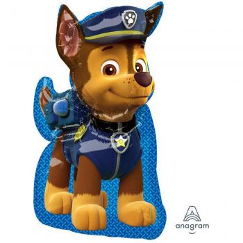 Amscan International 3449501 Paw Patrol Chase Super Shape Globo de Papel de Aluminio