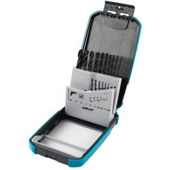 Wolfcraft 8614000 - Pack de 16 brocas para metal