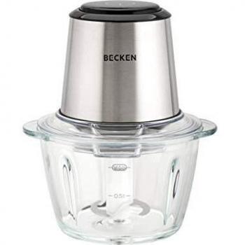 Becken Picadora, 1000 milliliters, 400W, INOX e Vidrio, Multicolor