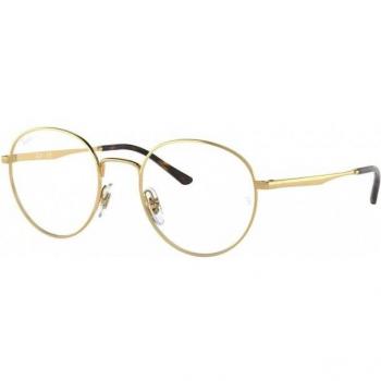 Ray-Ban RX3681V 2500 Unisex Panthos Gold Eyeglasses