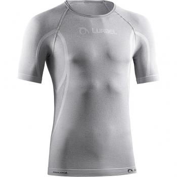 Camiseta Lurbel Oxigeno Short Sleeves para running y ciclismo, transpirable y sin costuras con protección solar UPF 25+