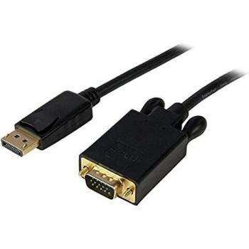 StarTech.com 6 ft DisplayPort to VGA Adapter Converter Cable - DP to VGA 1920x1200 - Black