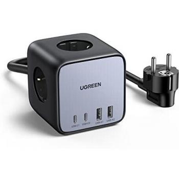 Estación de carga UGREEN Nexode DigiNest USB C GaN de 65 W, 7 en 1