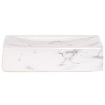 MSV Jabonera jabon Toscana, Blanco, 13 X 9.8 X 2.4