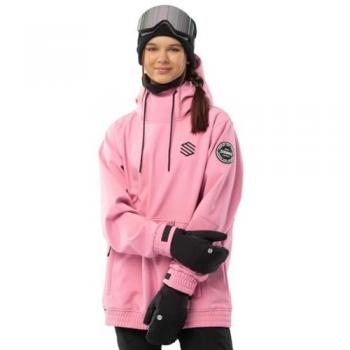 Chaqueta Softshell para Esquí y Nieve Siroko W1 Dolomites Rosa Chicle Mujer