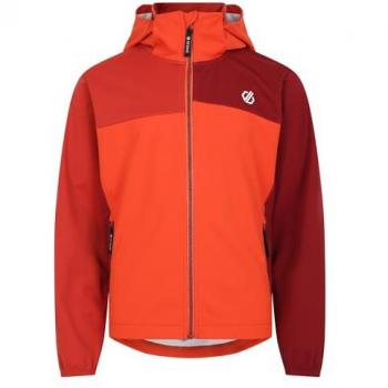 Dare2b Kids' Cheer Lightweight Softshell Jacket - Cinnamon Tuscan Red, Size 3-4 Years