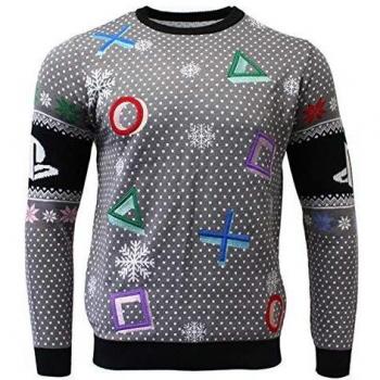 Playstation - Official Symbols Unisex Christmas Jumper Large