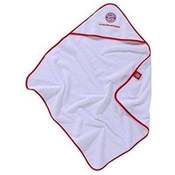 FC Bayern de toalla con capucha blanco tamaño 80 x 80 cm