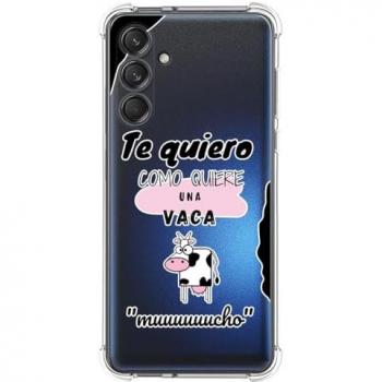 Funda Antigolpes de Silicona para Samsung Galaxy M55 5G con Diseño de Vaca