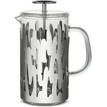 Cafetera manual Alessi Barkoffee de acero inoxidable para 8 tazas