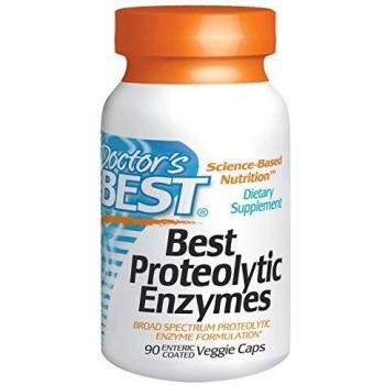 Doctor's Best 90 Veggie Capsules of Delayed Release Proteolytic Enzymes