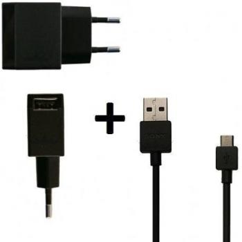 Sony EP880 + EC801 Cable de carga para Xperia Z3 adaptador de carga + cable de datos cargador cargador microUSB Cable Cargador Charger 1500 mAh