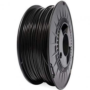 Winkle Filamento Pla HD | Pla 1.75mm | Filamento Impresión | Impresora 3D | Filamento 3D | Color Negro Azabache | Bobina 1000gr