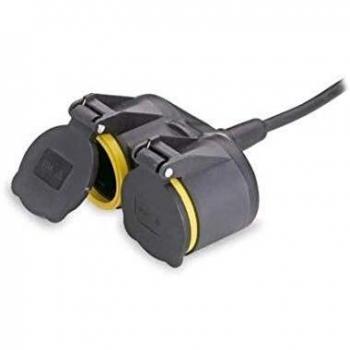 GSC Doble Enchufe con Tapas para engarzar Cable IP44 0503302