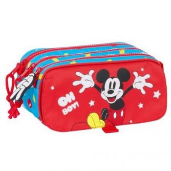 Estuche portatodo triple Mickey Mouse Fantastic