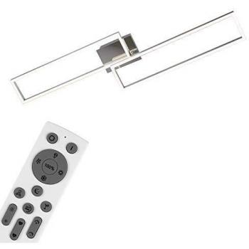 Lámpara de Techo LED Frame WiFi CCT con Control Remoto, Aluminio, 4400 Lúmenes, Dimable