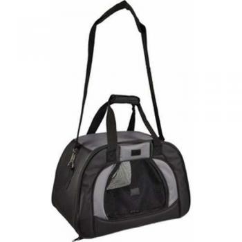 Bolsa de Transporte para Perros Flamingo Doris 48 x 29 x 31 cm - Capacidad Max. 7 kg - Poliéster, Mousse, Soga de Seguridad, Fondo Amovible, Dos Bolsillos