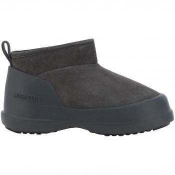 Luna Low Suede Winter Ankle Boots for Women - Gray Size 8 US