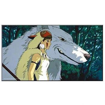 Póster de Madera Princesa Mononoke Studio Ghibli 37,5 x 20,5 cm