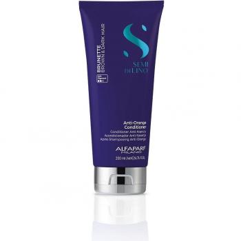 Alfaparf Milano Semi Di Lino Color Neutralizing Conditioner for Dark Hair (200 ml)