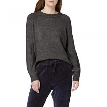 Only Weste suéter, Gris (Dark Grey Melange Dark Grey Melange), 42 (Talla del Fabricante: Large) para Mujer