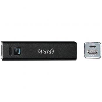 Cargador de teléfono portátil con USB batería con nombre grabado: Warde