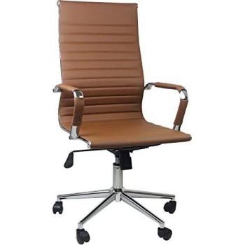 THINIA HOME Silla de Escritorio con Ruedas Elegance 116x89x60cm