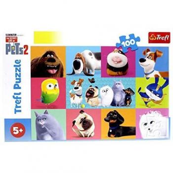 Puzzle Trefl 100 piezas La Vida Secreta de tus Mascotas 2