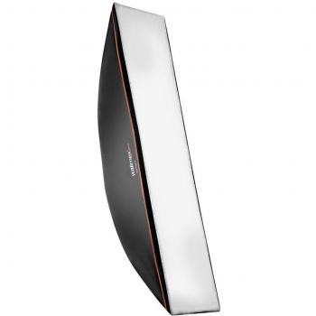 Softbox Profesional Naranja 30x120cm con Reflector Walimex