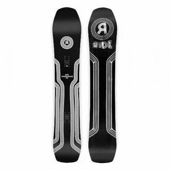 Ride Smokescreen U 165 - Tabla de snowboard, longitud 165 cm, diseño versátil para todo tipo de terreno, construcción duradera, ideal para freeride y freestyle