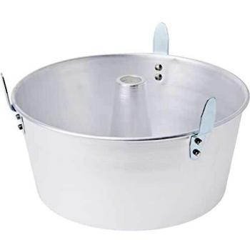 Cono de Aluminio Americano Molde Vespa con Placa 26 cm Plata
