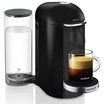 Cafetera eléctrica Krups Nespresso Vertuo Plus 1,8 L totalmente automática en color negro