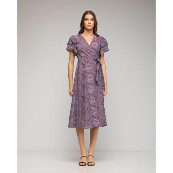 Vestido midi bohemio con estampado paisley NIZA