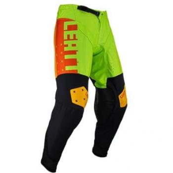 Leatt 4.5 Lite Pantalones de motocross - Negro Verde/Citrus