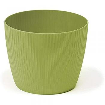Macetero Lamela Magnolia Jumper 260 Mverde - Diseño Espectacular - Alta Calidad - Decoración Hogar/jardín - Plástico - Dimensiones 26x26x21cm - Verde