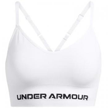 Under Armour Vanish Seamless Low Support Sports Bra - White XL