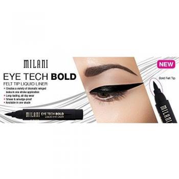 Milani Eye Tech Bold Liquid Eyeliner, 01 Black by Milani