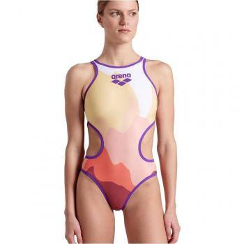 Bañador de mujer Arena One Morning Light Tech Back