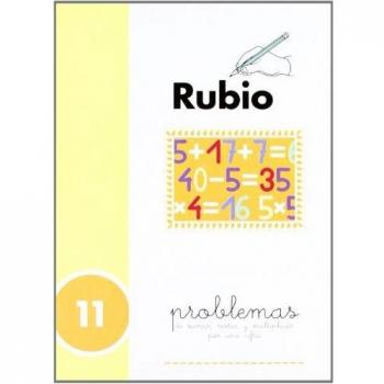 Cuaderno Rubio Problemas nº 11 Sumar restar y multiplicar por una cifra