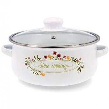 Quid Cacerola 20CM Acero ESMALT Memory QD, Inoxidable, Multicolor