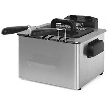 Freidora de acero INOX Orbegozo 4,5 litros con termostato regulable y potencia de 2180 Watios