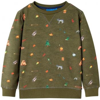 Sudadera infantil caqui 92