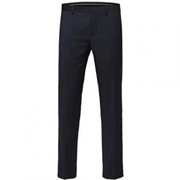 SELECTED HOMME Slhslim-mylobill Navy Trouser B Noos, Pantalones de Traje para Hombre, Azul