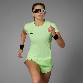 Camiseta de Manga Corta Adidas Adizero E para Mujer Color Verde Menta - XL