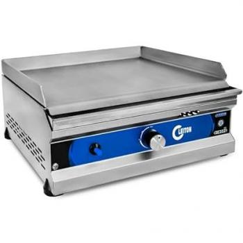 Plancha Industrial de Acero a Gas 50 cm Sobremesa - Calentamiento Rápido para Cocina Profesional Cleiton®