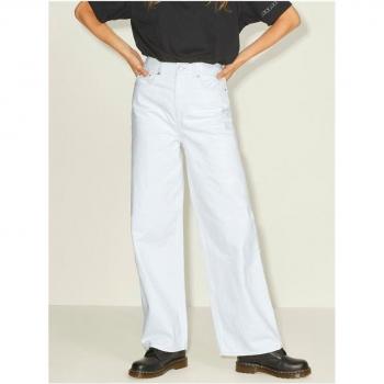 Pantalón vaquero JJXX Tokyo blanco wide para mujer, tipo de producto: pantalón vaquero, características: diseño amplio (wide), color blanco, adecuado para mujer