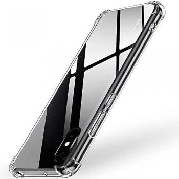 Funda de Silicona TPU Transparente con Esquinas Reforzadas Anti-impacto para Xiaomi Redmi 9A/9AT