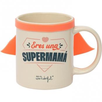Taza con capa - Eres una supermamá